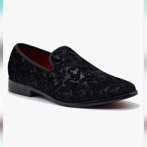 Men's velvet dress loafer